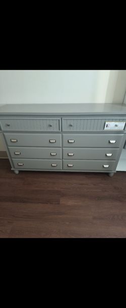 Dresser with mirror