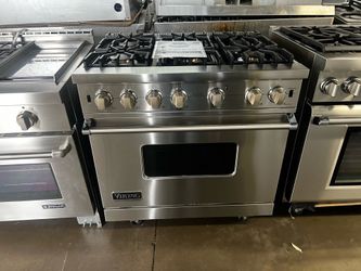 VIKING 36”WIDE ALL GAS RANGE STOVE STAINLESS STEEL