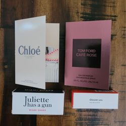 4 Perfume Sample Sprays For Women