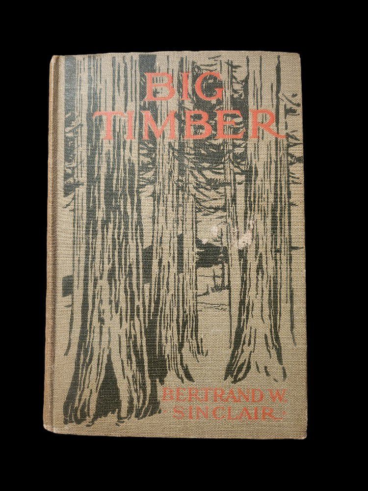 Big Timber - A Story Of The Northwest by Bertrand W. Sinclair 1916 no DJ 1st Ed.
