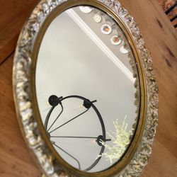 Antique Oval Mirror 