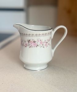 Vintage Diamond China “Alexandria” Cream Pitcher