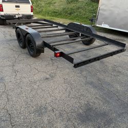 16ft Trailer Double Axel, Brakes & Lights
