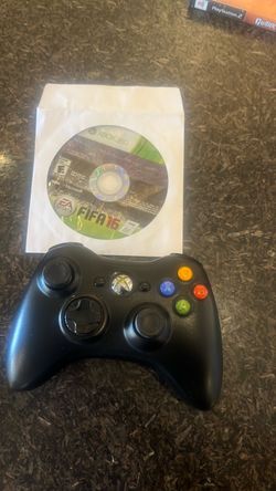 Xbox 360 Controller with FIFA 16 Disc