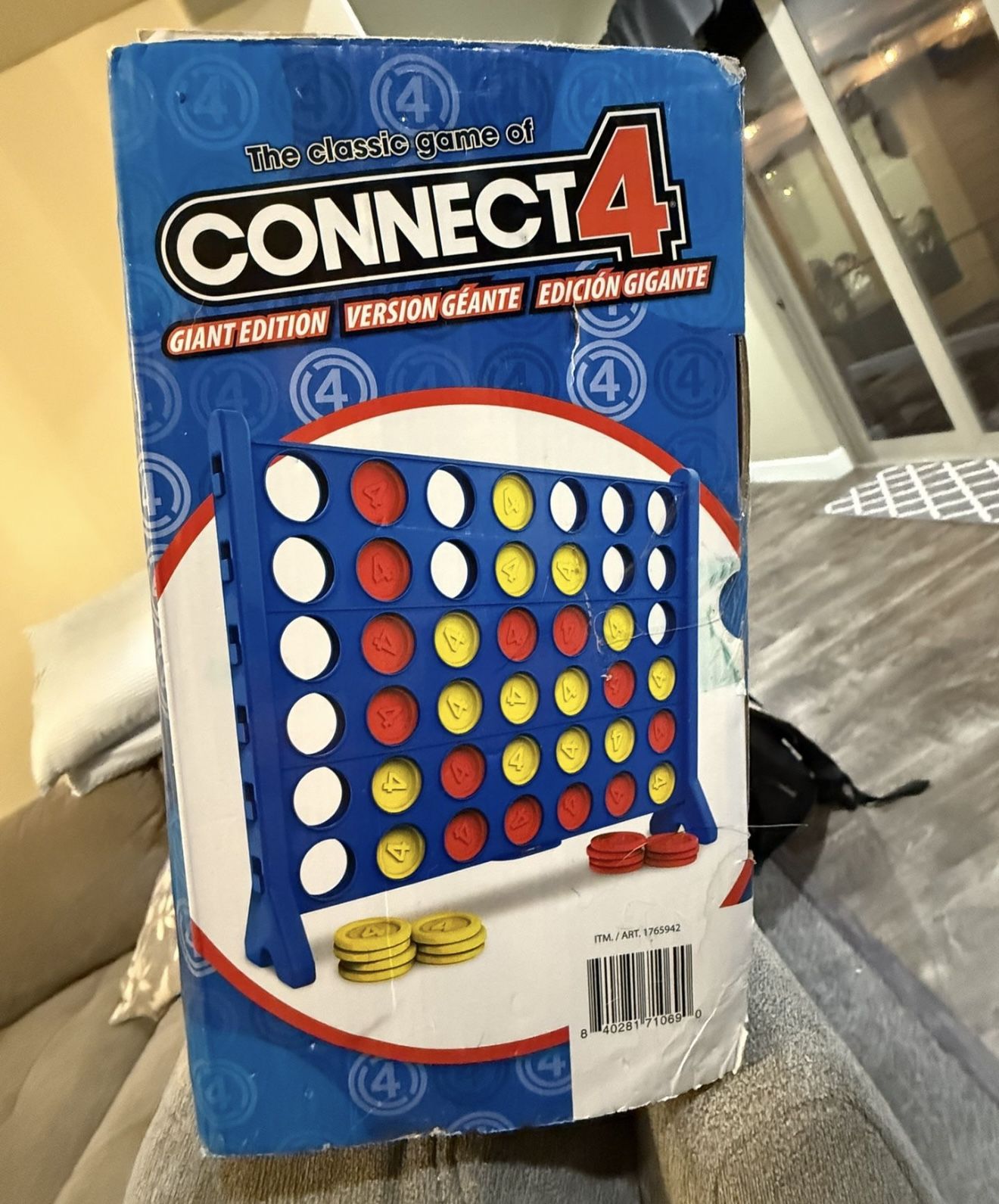 Giant Edition Connect Four Game Like New