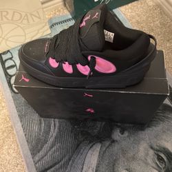 Black And Purple Shoes 