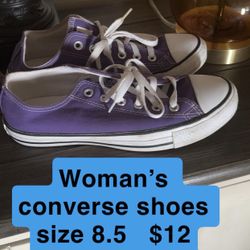 Woman’s Converse Shoes 