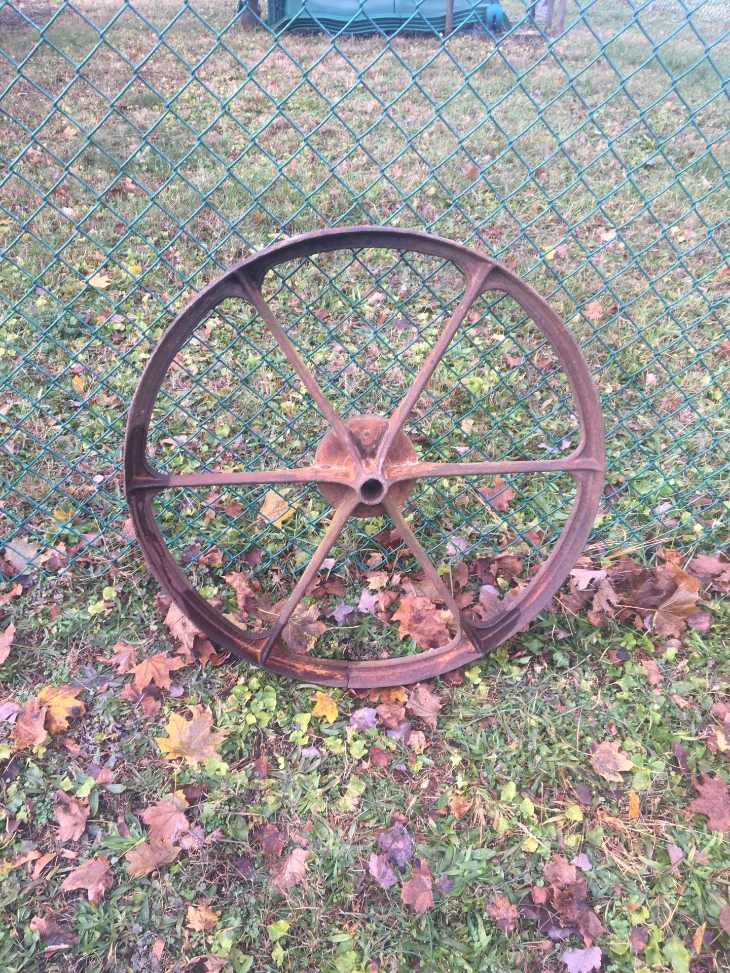 Antique Wagon / Tractor Wheel