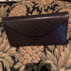 Leather Sign Gucci Glasses Case