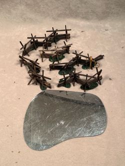 Miniature Terrain Fence Sections