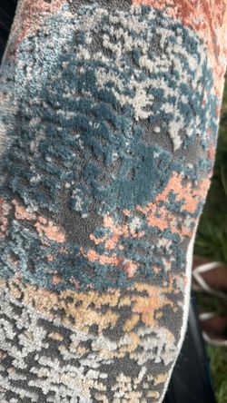 Multi colored carpet