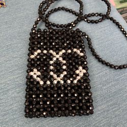 CC BEADED PURSE