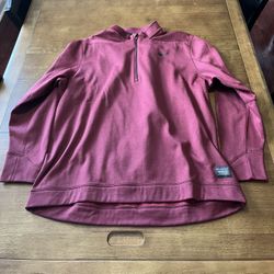 Burgundy Golf Zip Pullover