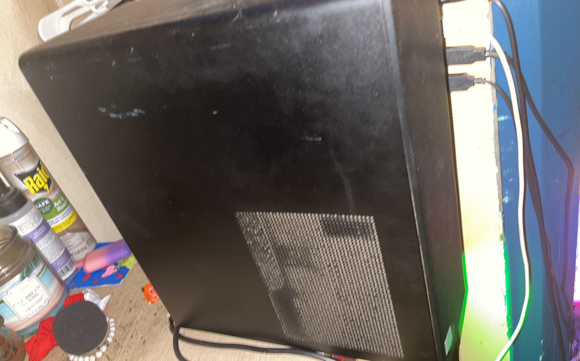 Hp Gaming Pc With Monitor keyboard Mouse camera Microphone