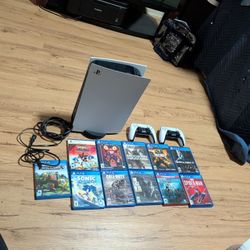 PlayStation 5 Disk Edition With Games 