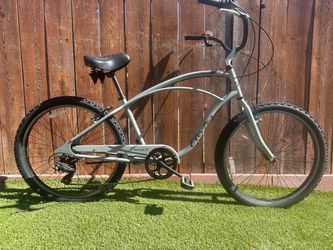 ๐ ๐๏ธ ๐ด ๐ฒ ๐ Electra Cruiser 7 Model. 7 Speed. Mens 26 inch Beach Cruiser. Navy/Military Grey color with black accents..