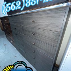 Grey 12 Drawer Dresser Compressed New Chest Nueva 