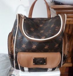 Beverly Hills Polo Black Backpack 