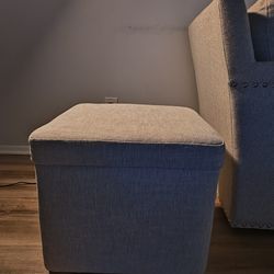 Tan ottoman