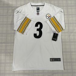 NFL Pittsburgh Steelers White Jersey #3 WILSON
