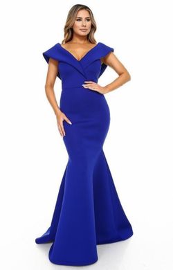 Mermaid scuba stretch prom dress brand new!