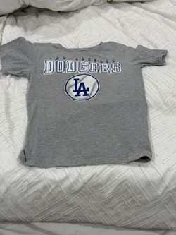 Genuine Merchandise LA Dodgers Gray Graphic Tee Women's M (Runs Small)