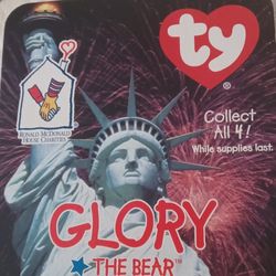 Vintage 2000 Ty McDonald's Beanie Baby Legends Glory The Bear