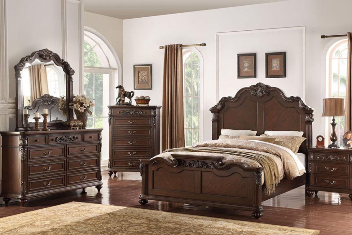 5 Pc Queen Bedroom Set Mattress Not Included