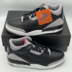 Jordan 3 Black Cement (2024) Size 10