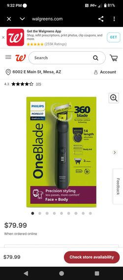 One blade precision styling,face plus body