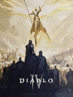 Diablo IV Lithograph/Poster - Size 12x18 NEW!