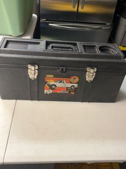 Contico 26" Black Tool Box w/ Utility Tray