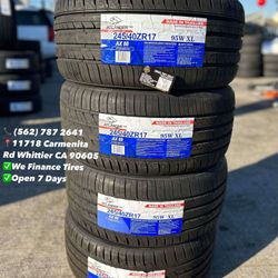 245/40R17 Atlander New Set of Tires Installed and Balanced Set de Llantas Nuevas Instaladas y Balanceadas