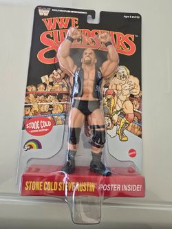 WWE LJN SuperStars Stone Cold Chase Black Card