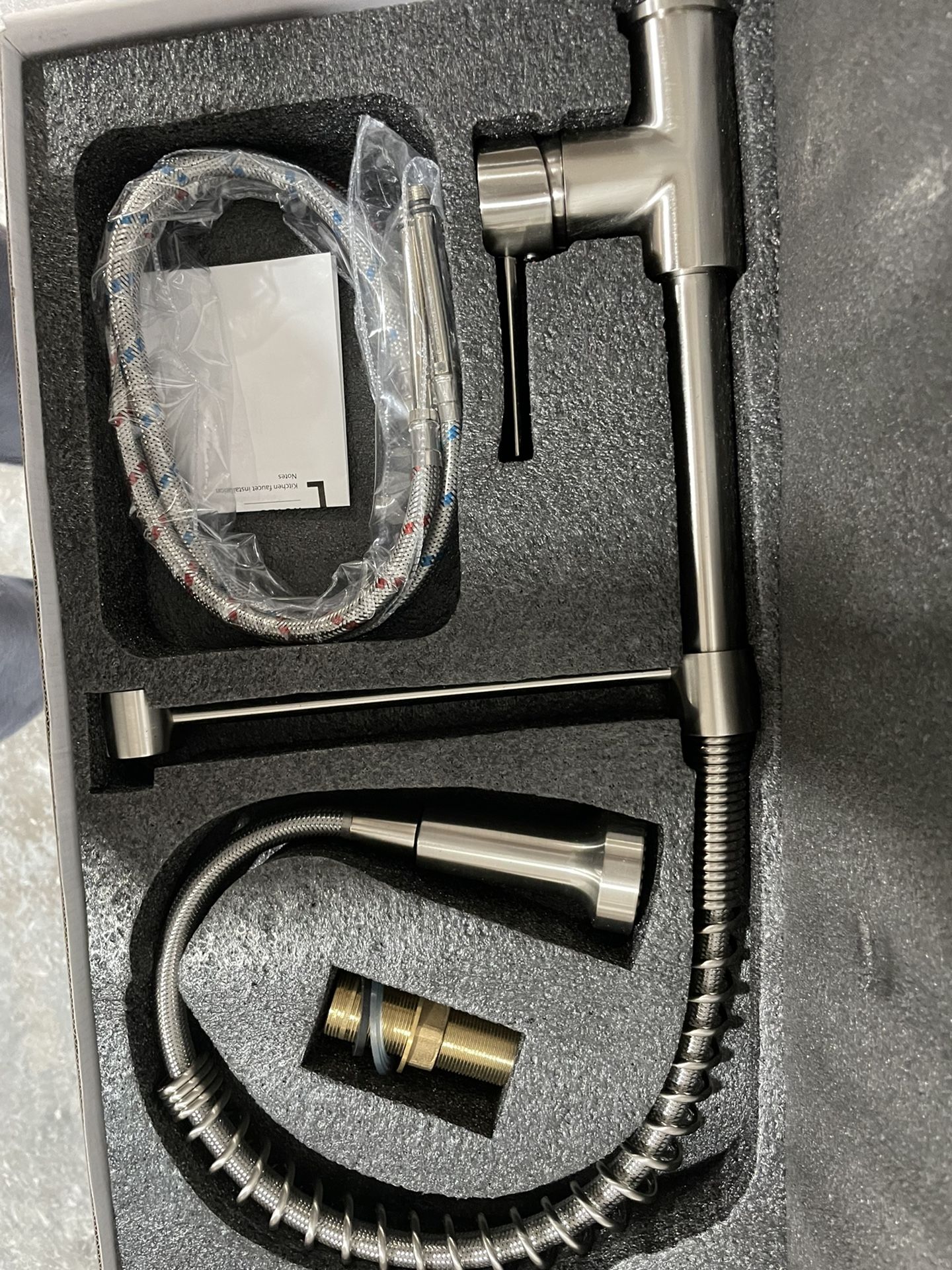 Pull-Down Spray Kitchen Faucet stainless Steel