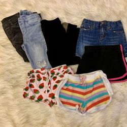 Girls size 4 bottoms pants, skirts, shorts