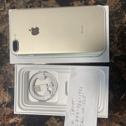 iPhone 7 Plus 128g Factory Unlock Like New 
