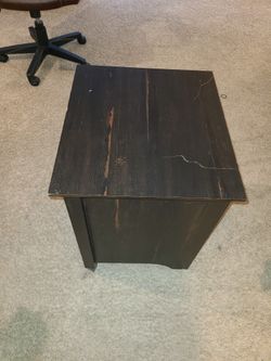End Table Real Wood