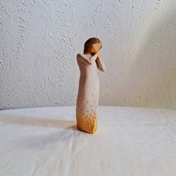 Willow Tree "Wishing " Angel Figurine Statue 6.5"