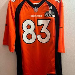 Men’s Broncos Wes Welker Super 48 Jersey 