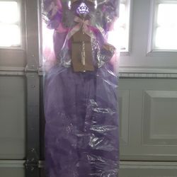 Deluxe Rapunzel Costume Disney Princess Girls Dress