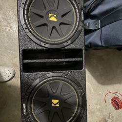 2 12” Kickers On A Ported Box