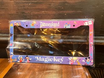 Disneyland Magic Key 2026 License Plate Frame Limited Edition