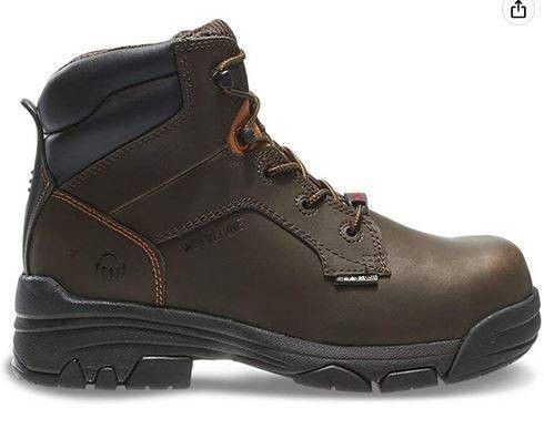 NEW Size 8.5 Wolverine Men Work Boots Merlin-M Composite Safety Boot

