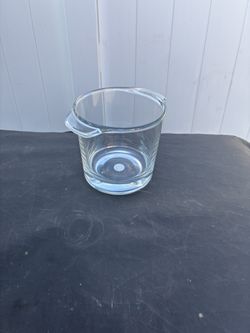 Clear Glass Ice Bucket