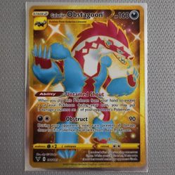Galarian Obstagoon 198/185 (Secret) - Pokmon Vivid Voltage Gold Card for  Sale in Deerfield Beach, FL - OfferUp