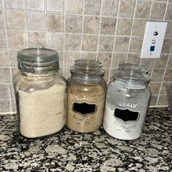 Kitchen Containers Glass and acrylic 
