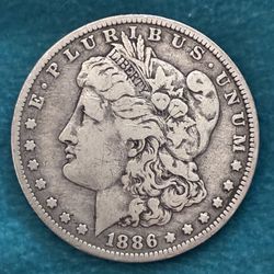 1886-O Morgan Silver Dollar 