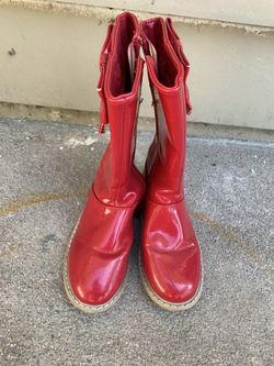Gymboree Red Boots size 11