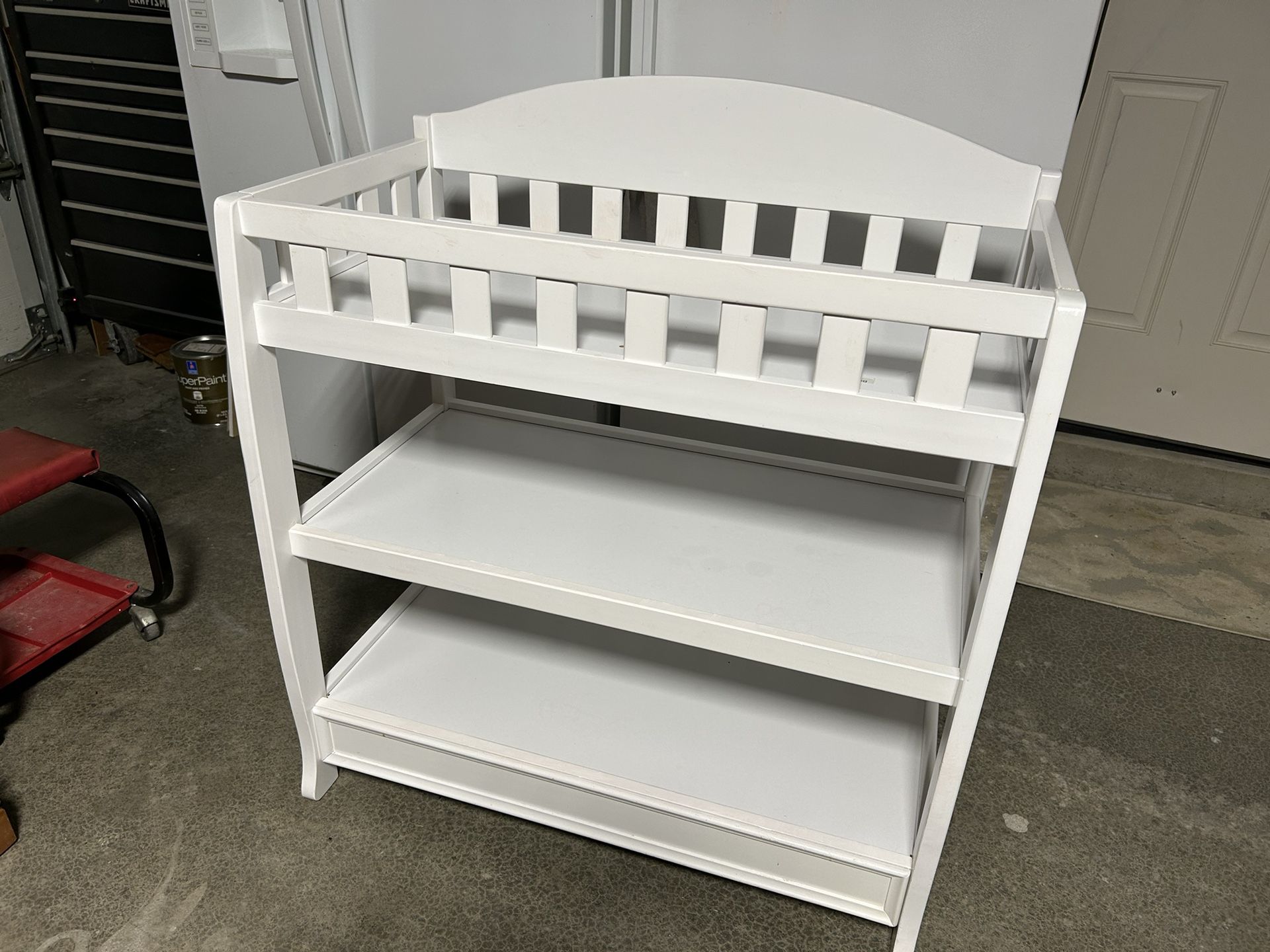 White Baby Changing Table